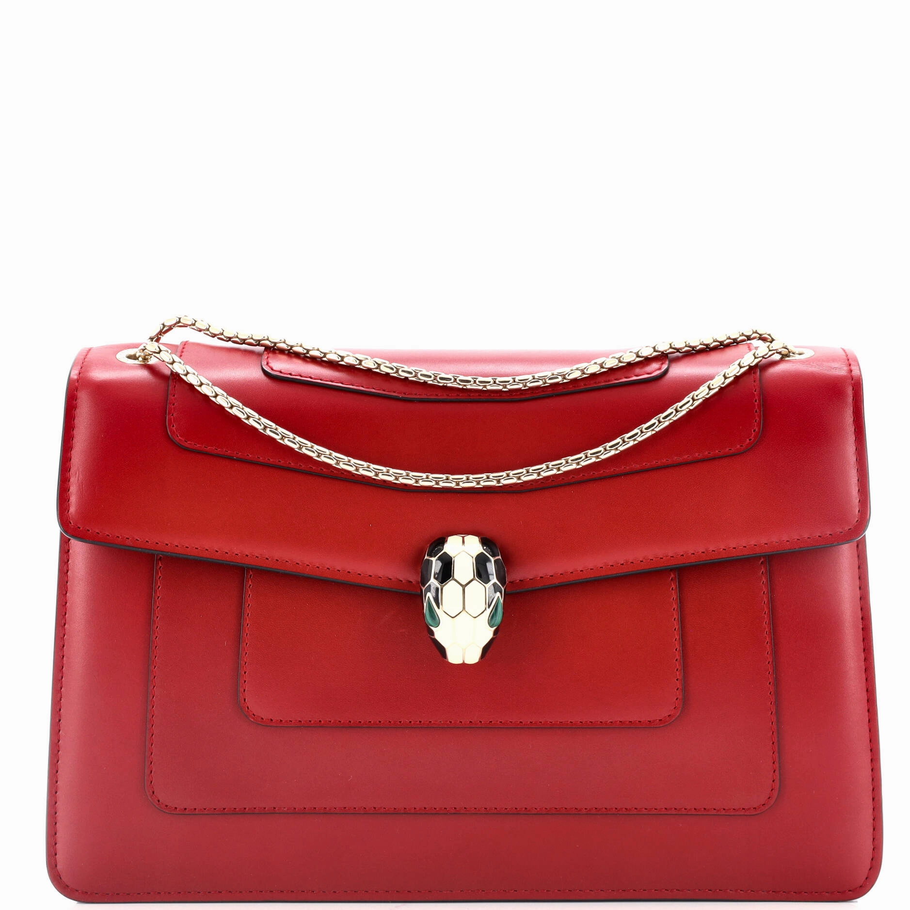 Serpenti Forever Shoulder Bag Leather Medium