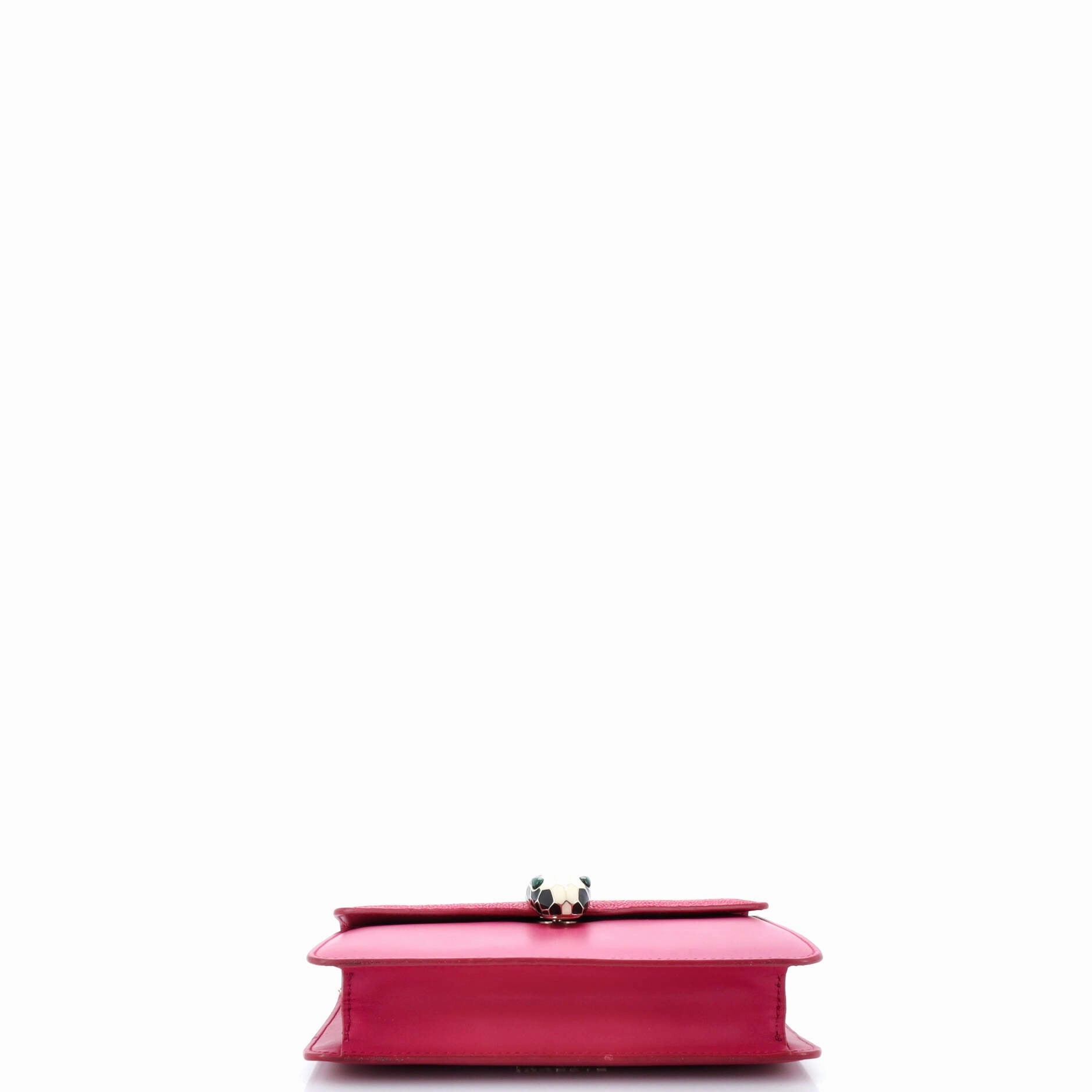 Serpenti Forever Square Shoulder Bag Leather and Stingray Small