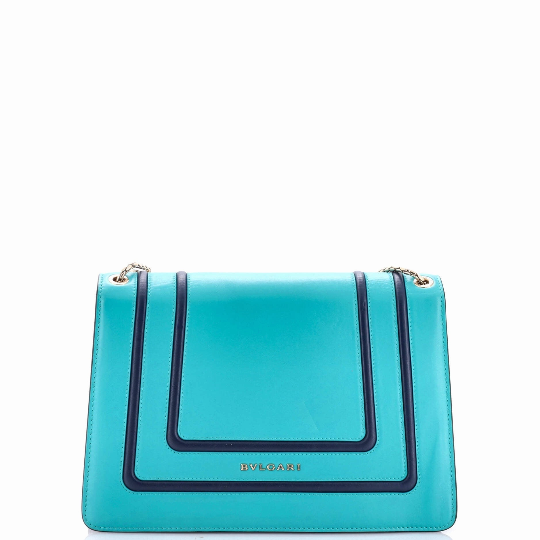 Serpenti Forever Square Shoulder Bag Leather Medium