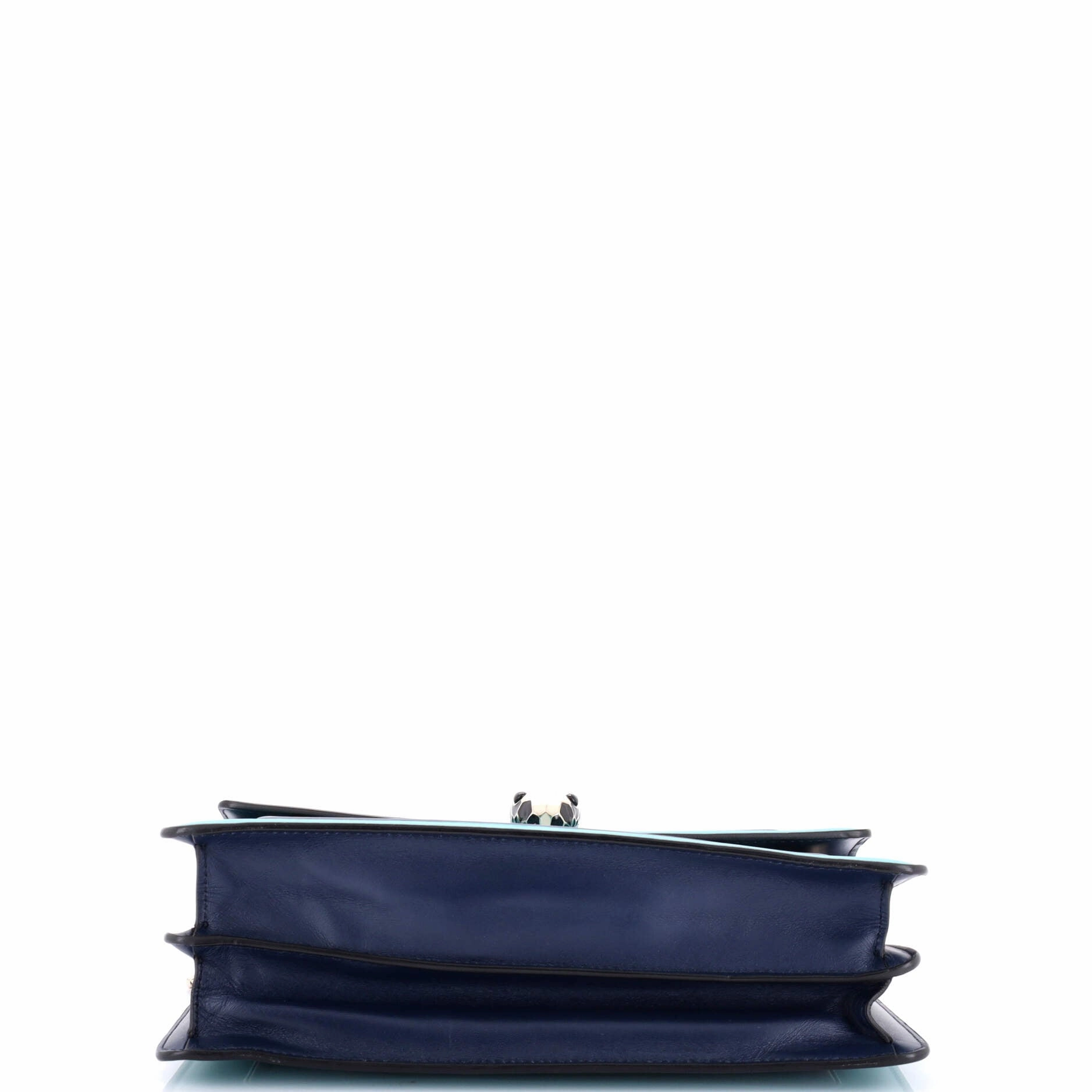 Serpenti Forever Square Shoulder Bag Leather Medium