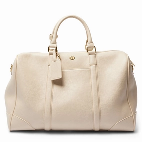 Siesta Overnight Bag in Bone Pebble