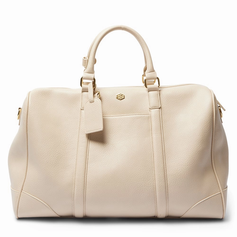 Siesta Overnight Bag in Bone Pebble