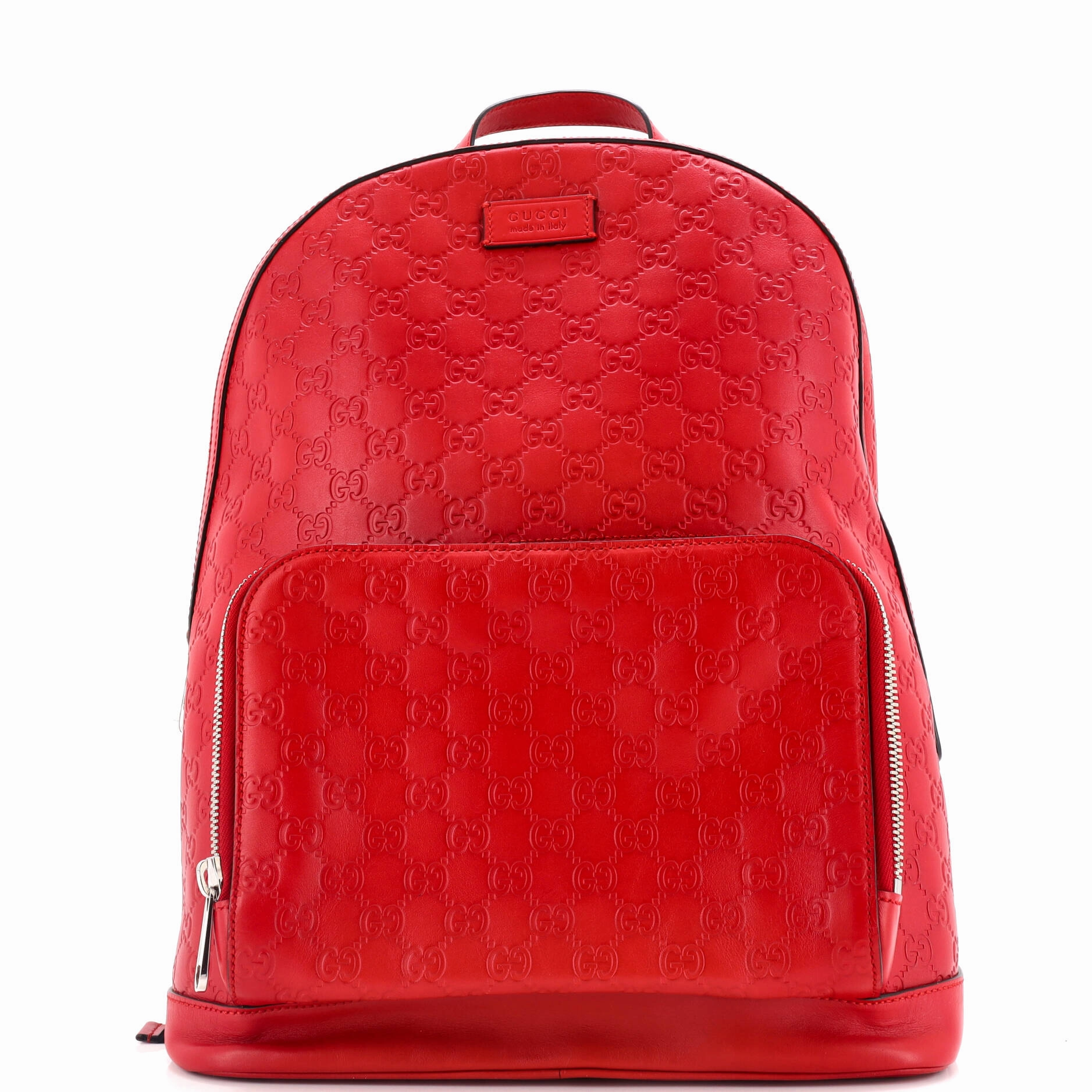 Signature Pocket Backpack Guccissima Leather Large