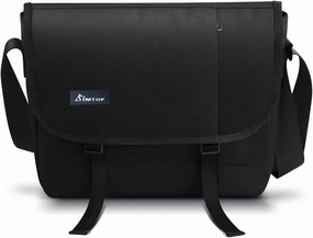 SIMTOP Messenger Bag Crossbody Shoulder Bag for Commuters and Travelers Water Resistant Scratch and Wear Cordura YKK Zipper