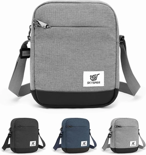 SKYSPER Messenger Bag for Men Women, Anti Theft Crossbody Bag Travel Purse Small Shoulder bag for Work Business Sports