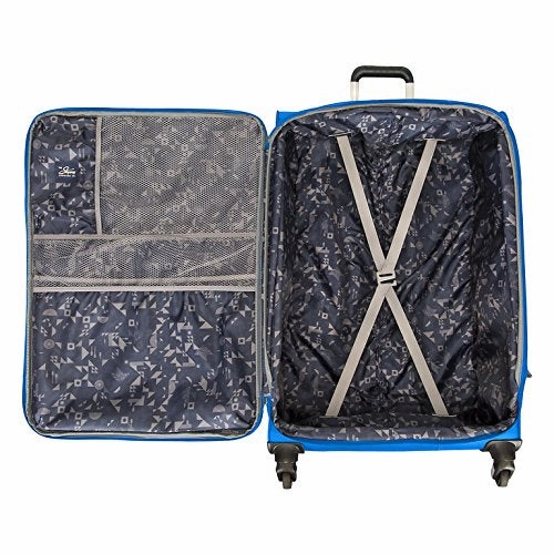 Skyway Mirage 2.0 | 4-Piece Set | 16" Underseater, 24" and 28" Expandable Spinners, Travel Pillow (Blue Royal)