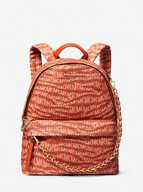 Slater Medium Animal Print Logo Backpack
