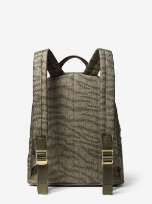 Slater Medium Animal Print Logo Backpack