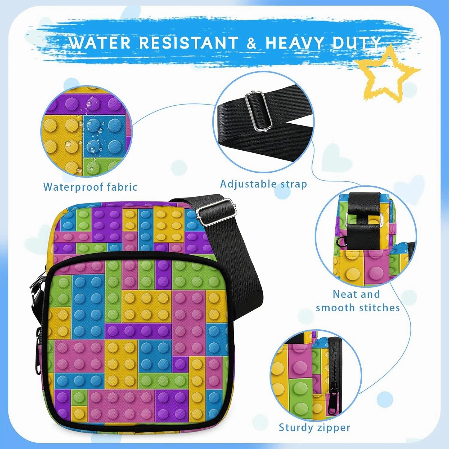 Small Crossbody Purses for Kids Age 4-12 Cute Little Messenger Bag Mini Shoulder Bag Wallet Purse for Boys Girls Travel