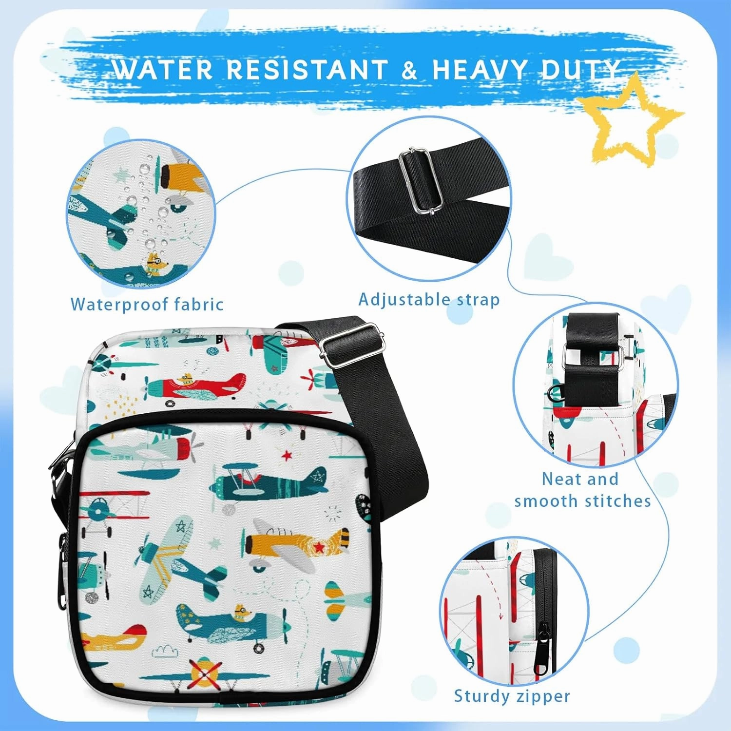 Small Crossbody Purses for Kids Age 4-12 Cute Little Messenger Bag Mini Shoulder Bag Wallet Purse for Boys Girls Travel
