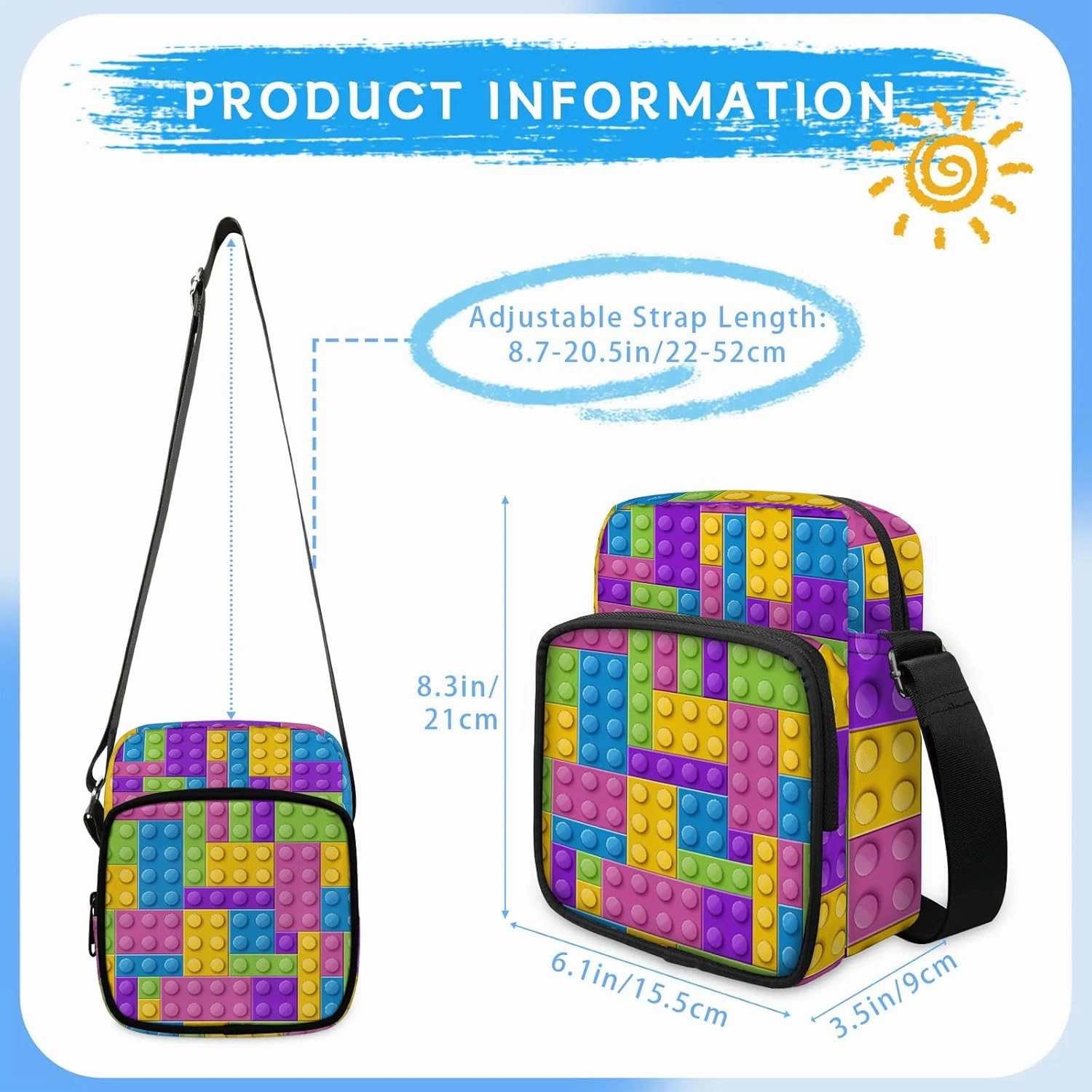 Small Crossbody Purses for Kids Age 4-12 Cute Little Messenger Bag Mini Shoulder Bag Wallet Purse for Boys Girls Travel
