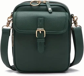 Small Leather Crossbody Messenger Sling Bag for women Vintage Anti theft Large Capacity Mini Shoulder Handbag