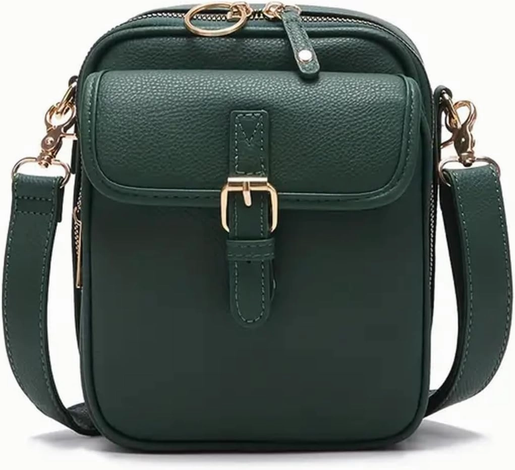 Small Leather Crossbody Messenger Sling Bag for women Vintage Anti theft Large Capacity Mini Shoulder Handbag