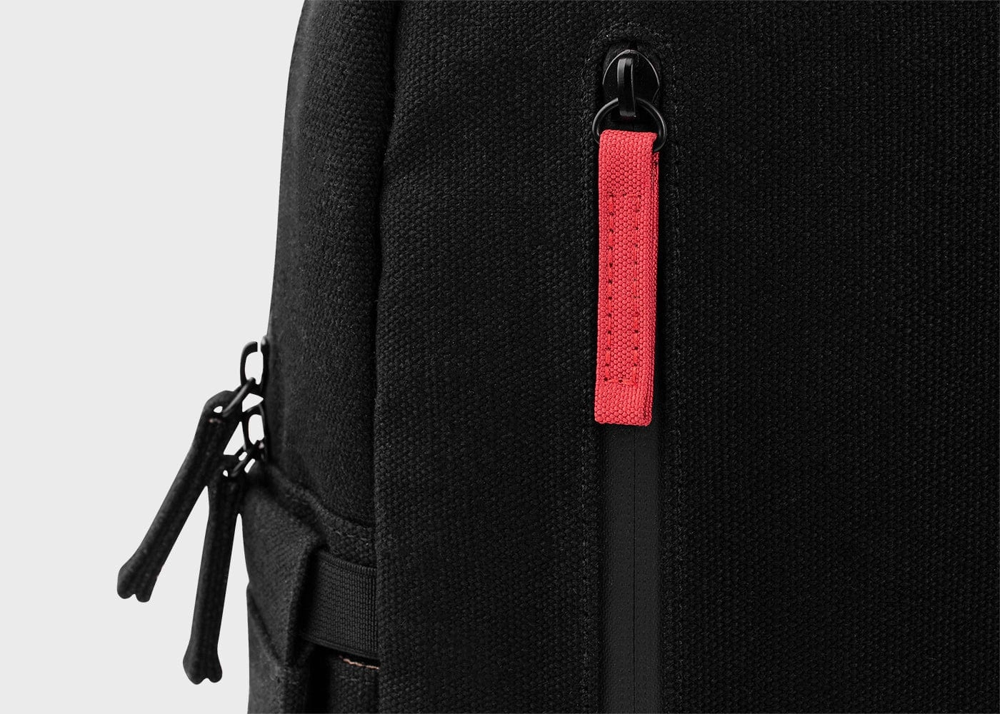 Small Vegan Hemp Backpack | Black
