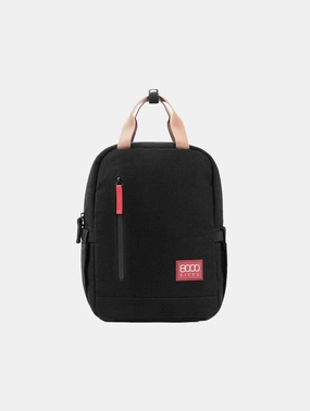 Small Vegan Hemp Backpack | Black