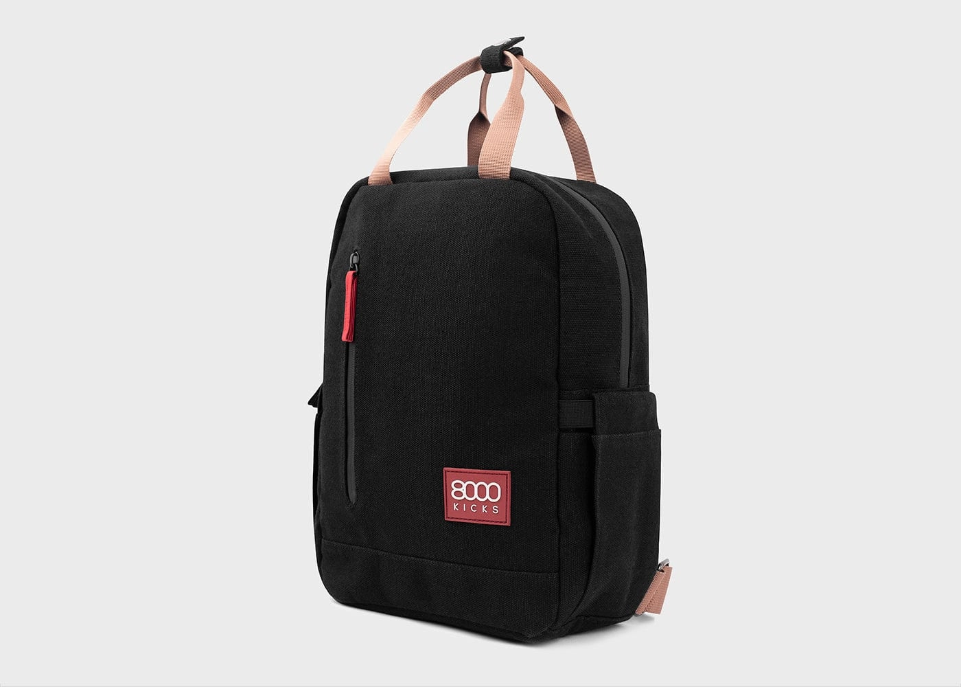 Small Vegan Hemp Backpack | Black