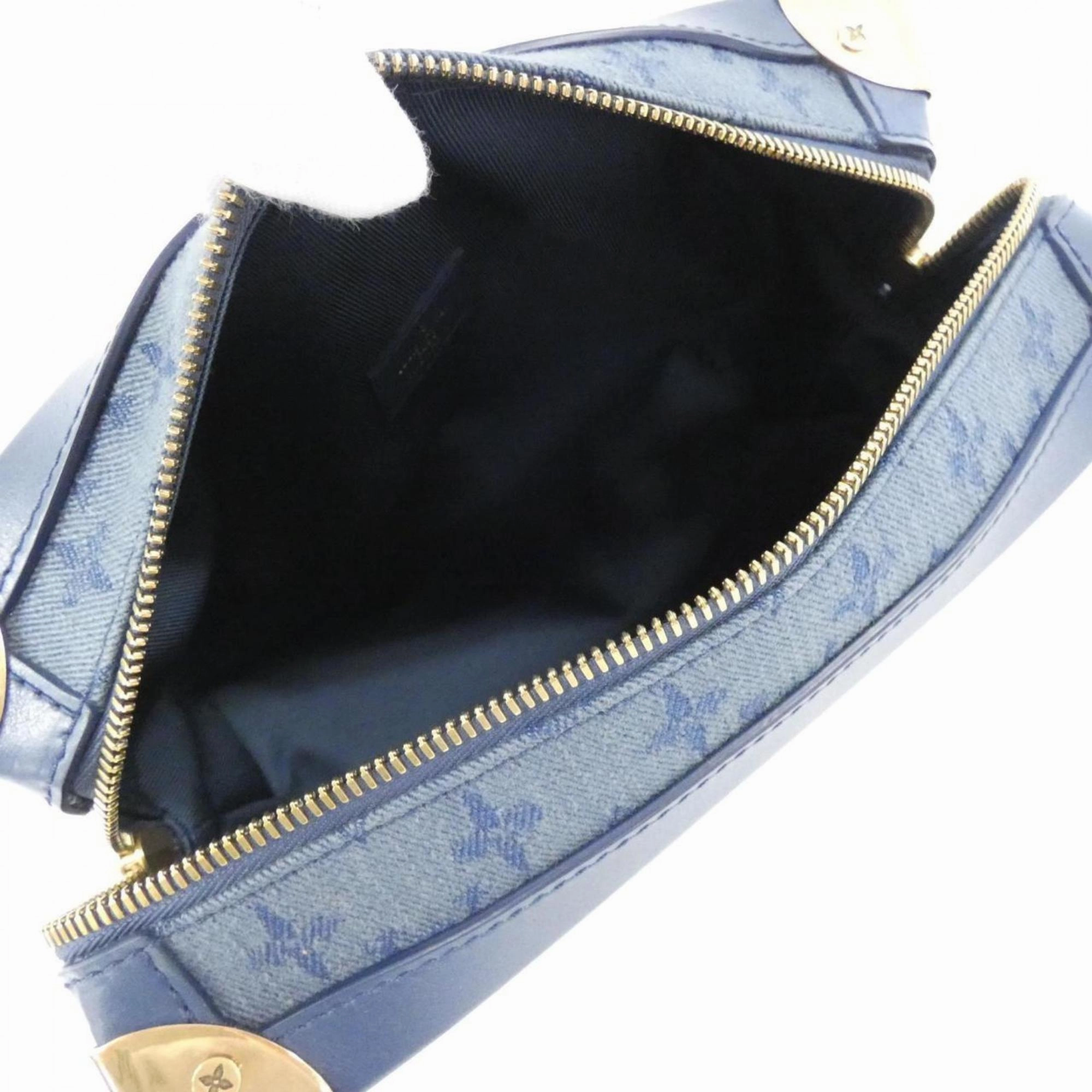 Soft Trunk Denim Shoulder Bag