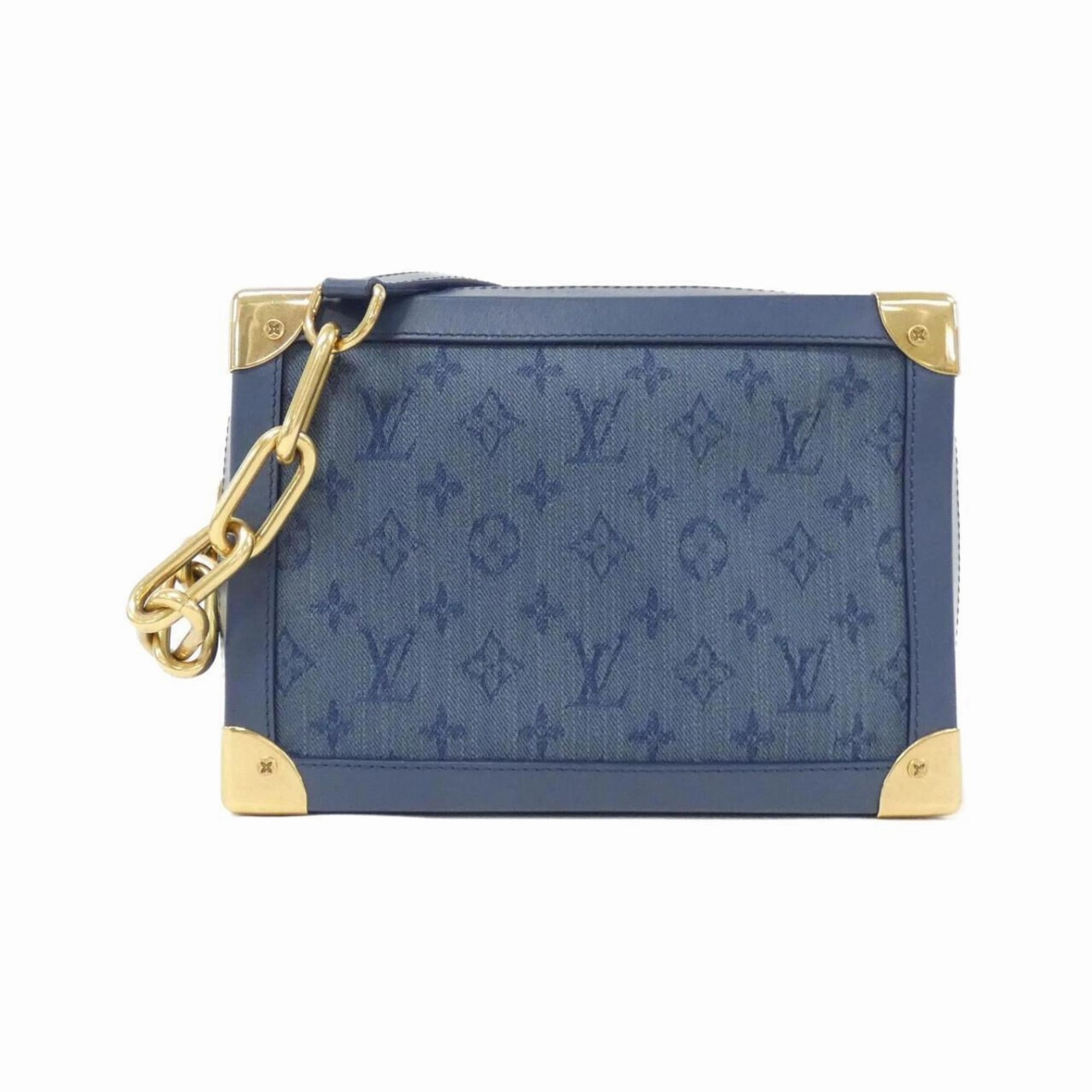 Soft Trunk Denim Shoulder Bag
