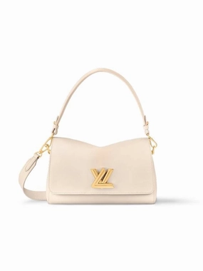 Soft Twist Hand Shoulder Bag Ivory