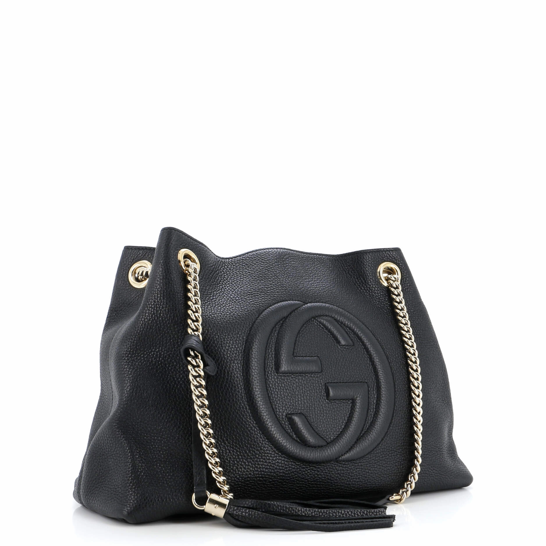 Soho Chain Strap Shoulder Bag Leather Medium