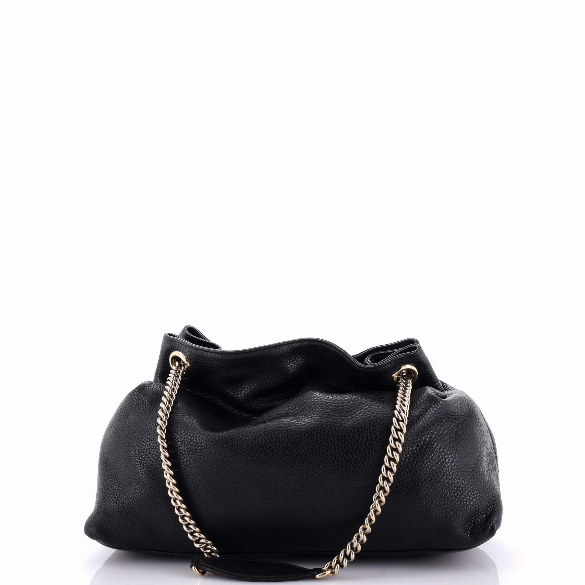 Soho Chain Strap Shoulder Bag Leather Medium