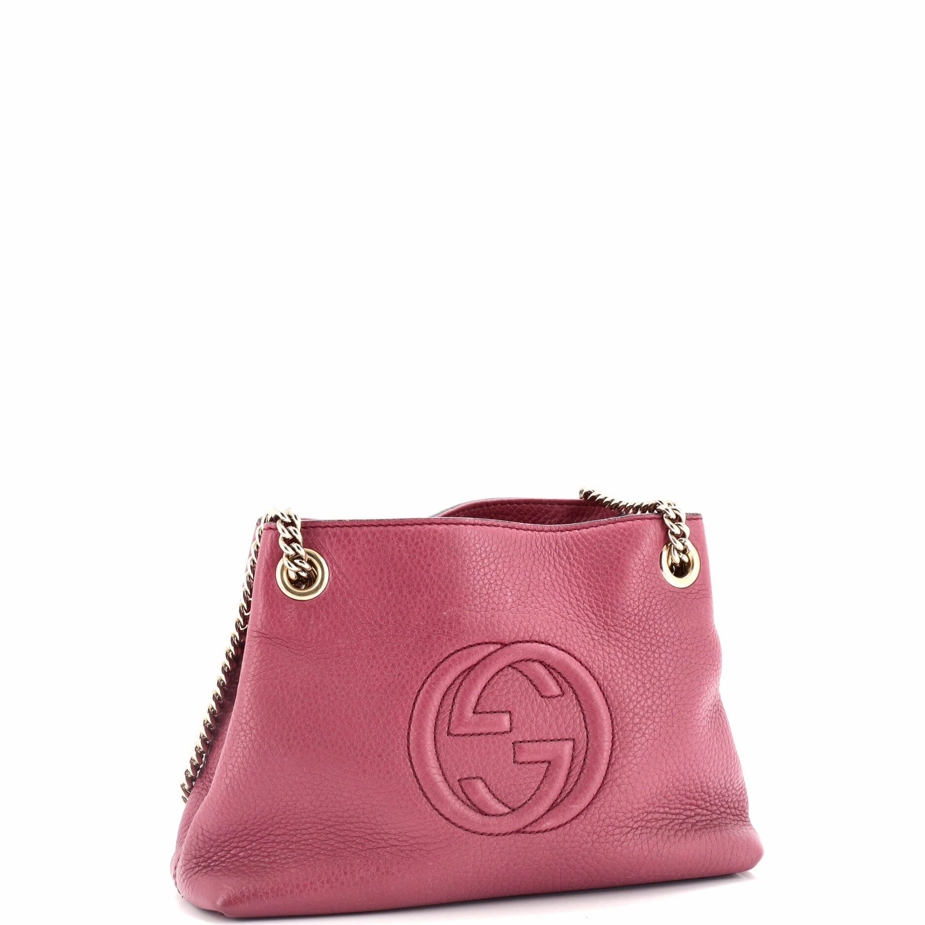 Soho Chain Strap Shoulder Bag Leather Mini