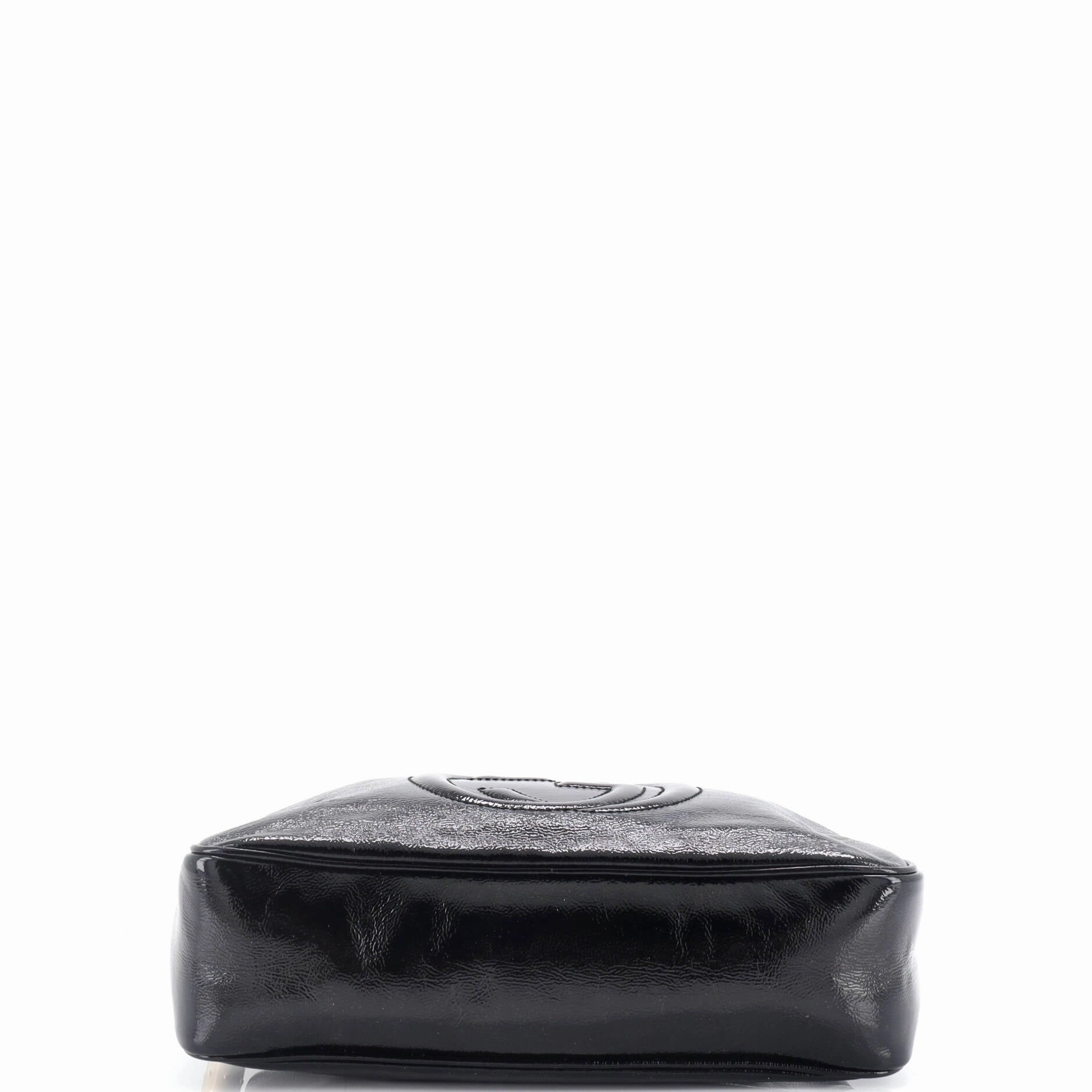 Soho Chain Zip Shoulder Bag Patent Small