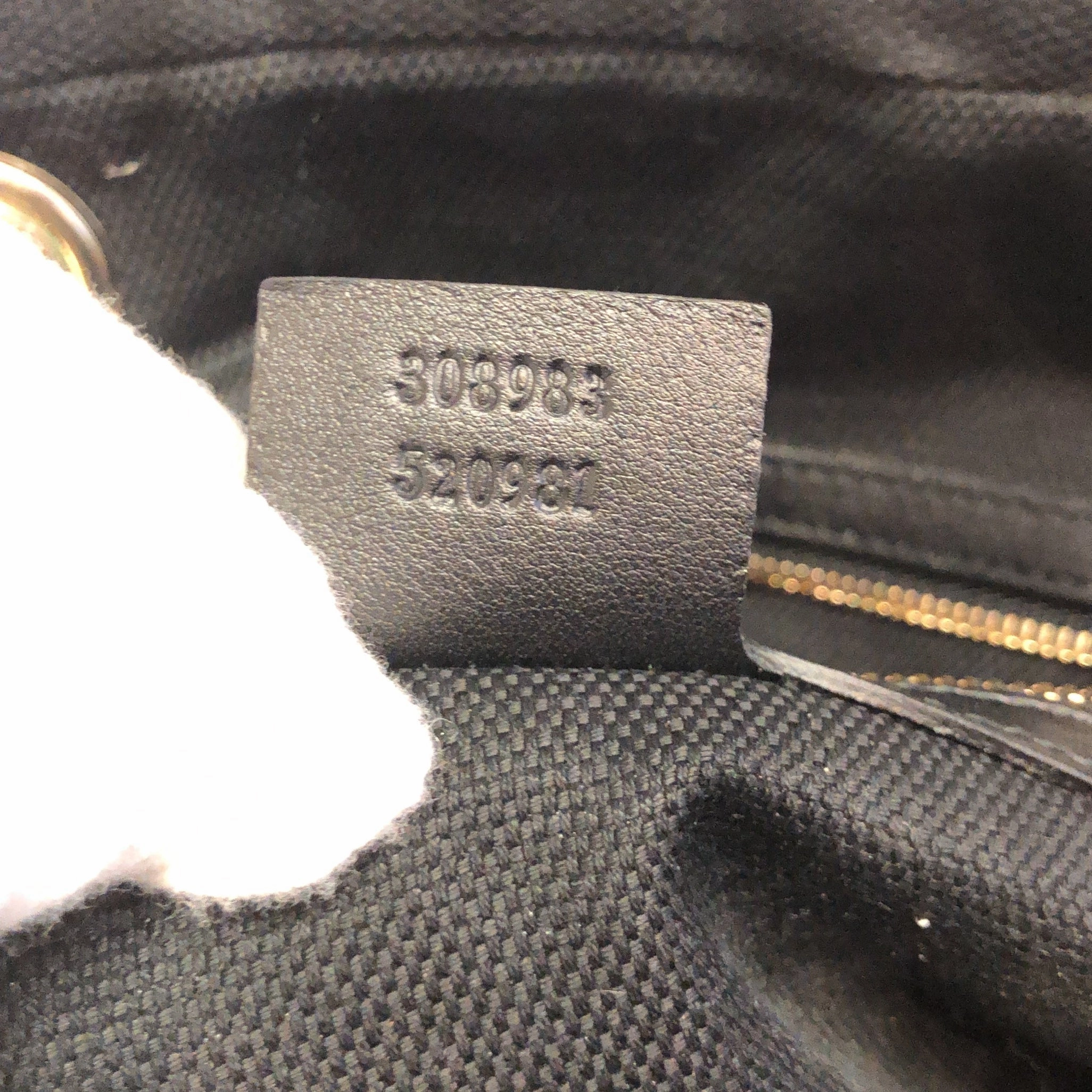 Soho Chain Zip Shoulder Bag Patent Small