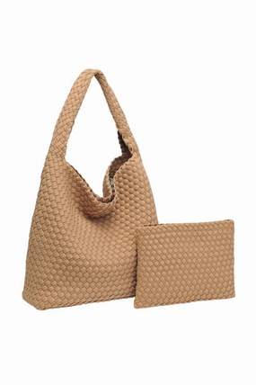 SOL   SELENE Celestial Braided Bucket Tote Bag