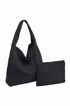 SOL   SELENE Celestial Braided Bucket Tote Bag