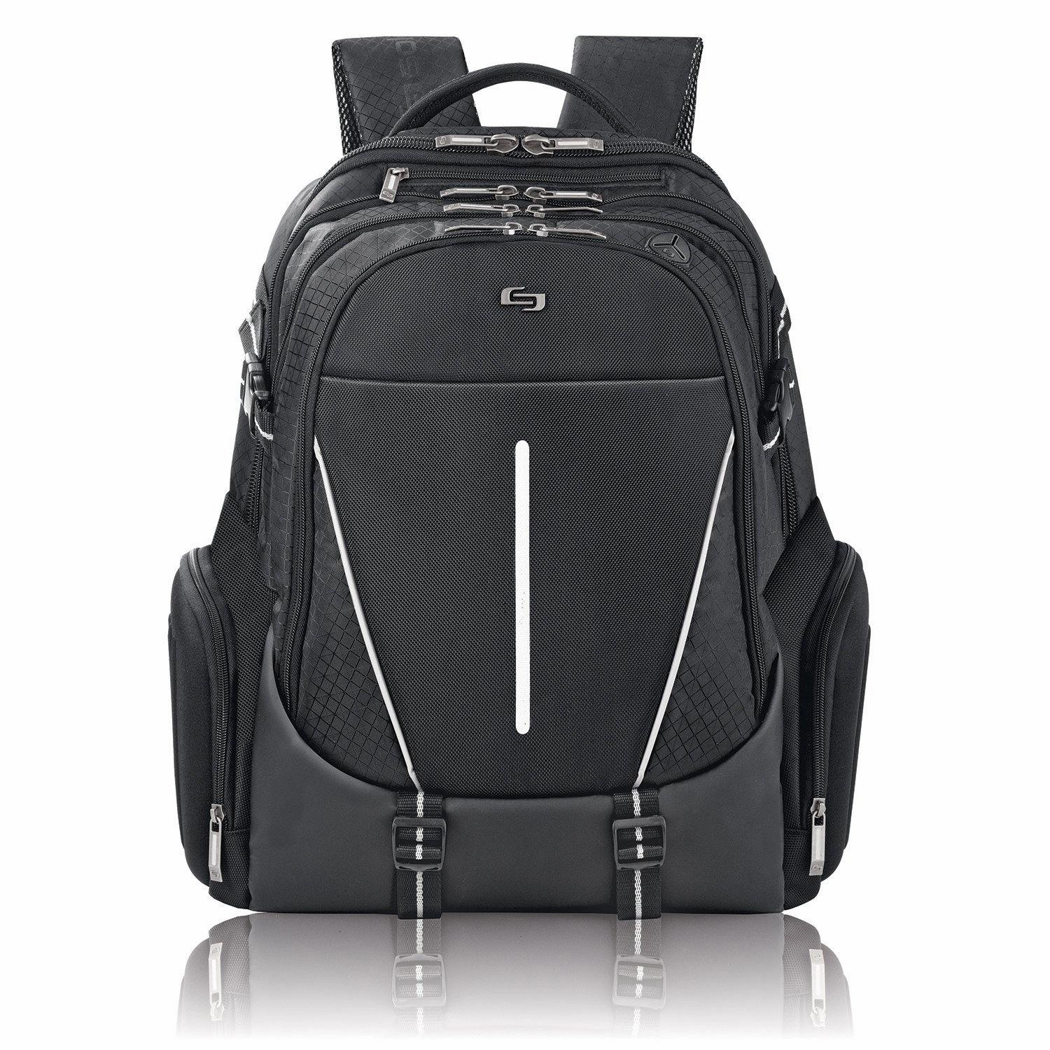 Solo Rival 17.3" Laptop Backpack with Hardshell Side Pockets