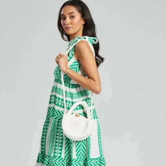 South Beach Mini Rope Bag in White