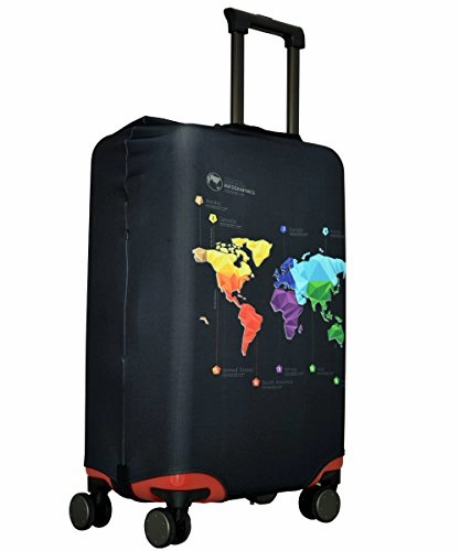 Spandex Luggage Cover for Travel- HoJax Suitcase Protective Bag Cover for Samsonite Delsey Fit