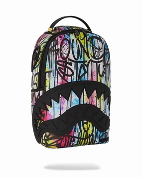 Sprayground DLXSV Backpack (Graffiti Sharkmouth Throws)
