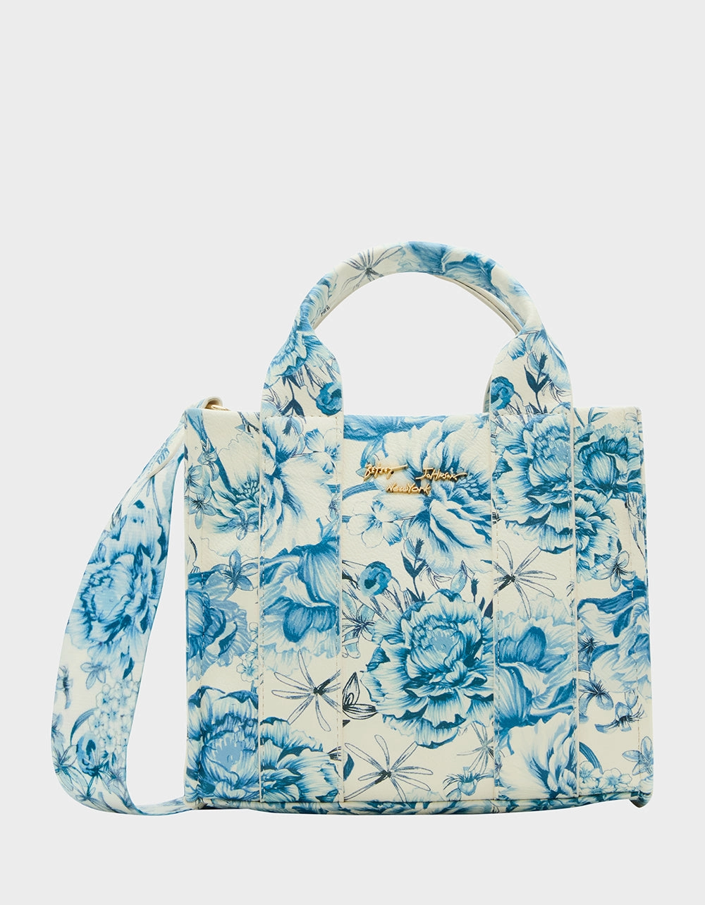 SQUARE MINI TOTE BLUE