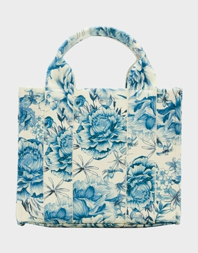 SQUARE MINI TOTE BLUE
