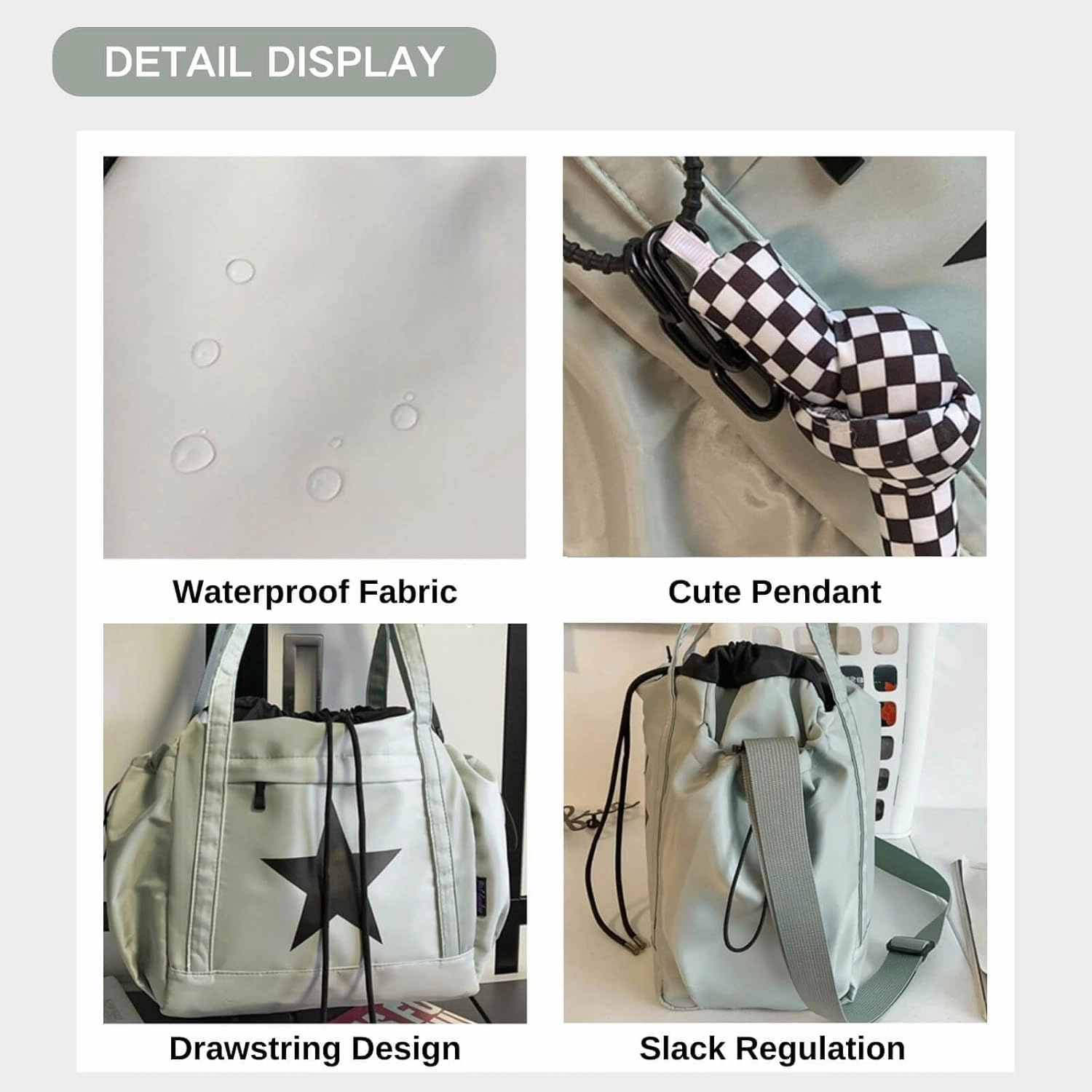Star Messenger Bag, Vintage Star Tote Bag Y2K, Cute Aesthetic Crossbody Bag For Women, Fashion Shoulder Bag For Travel Bags