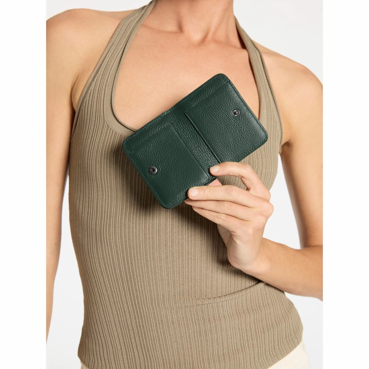 STATUS ANXIETY -  Miles Away Leather Card Holder Wallet