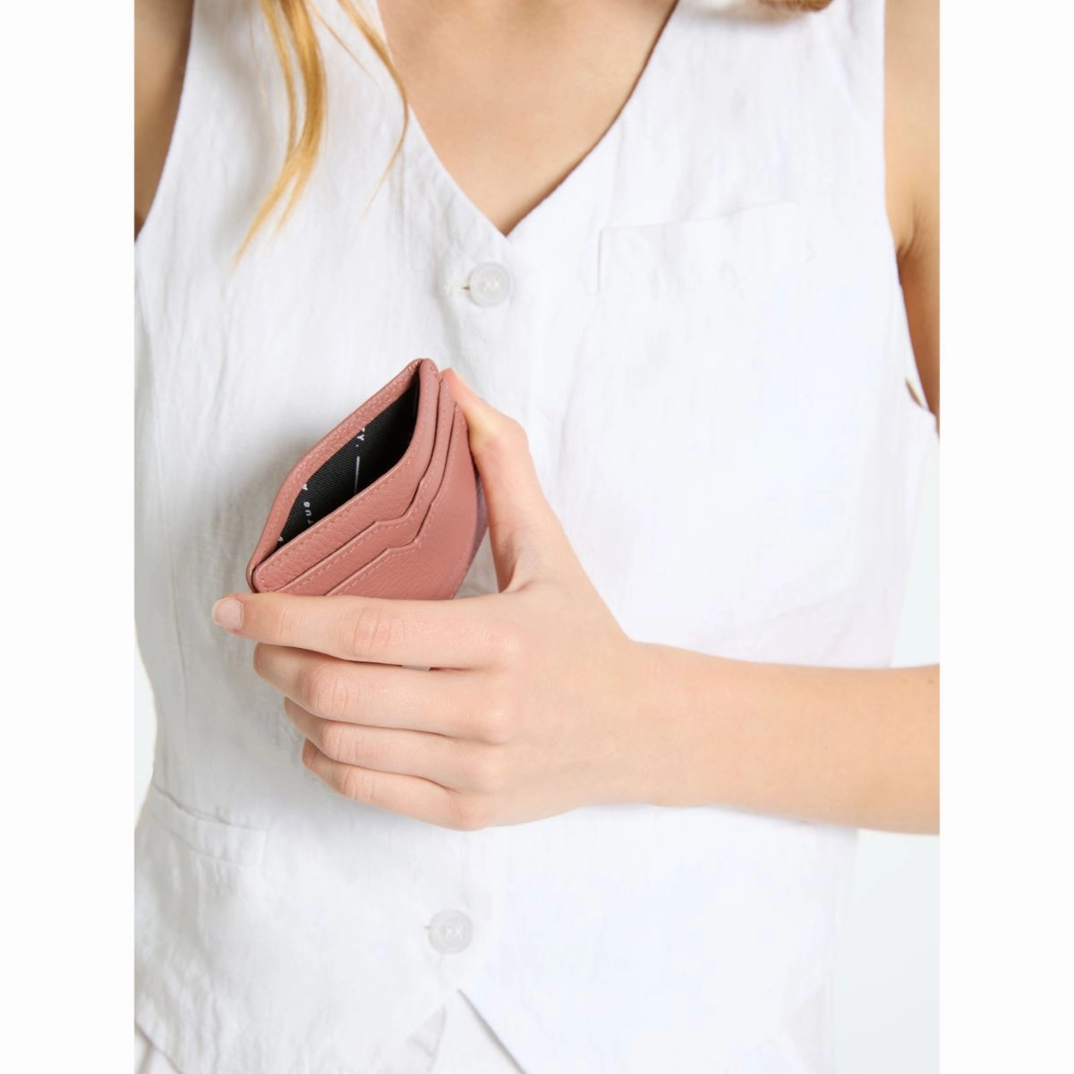 STATUS ANXIETY -  Together For Now Leather Card Holder
