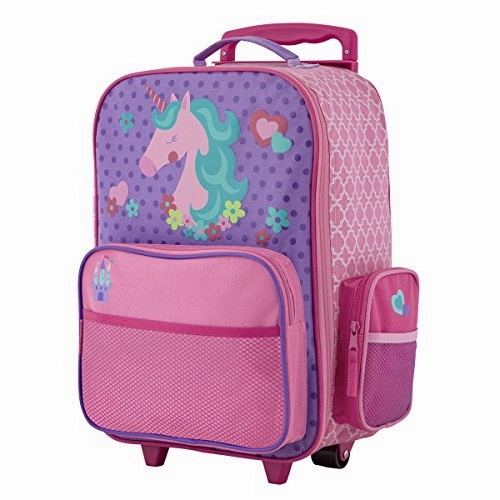Stephen Joseph Classic Rolling Luggage, Unicorn