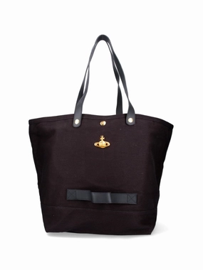 Structured Black Tote Bag