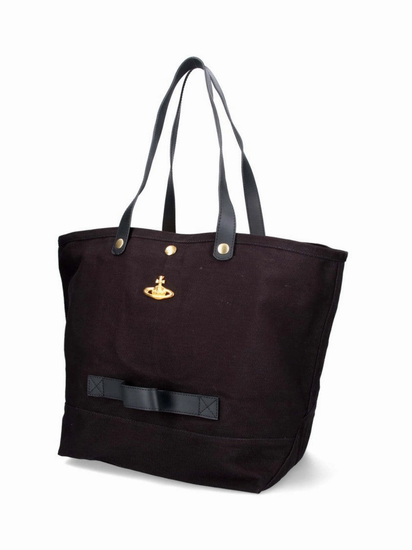 Structured Black Tote Bag