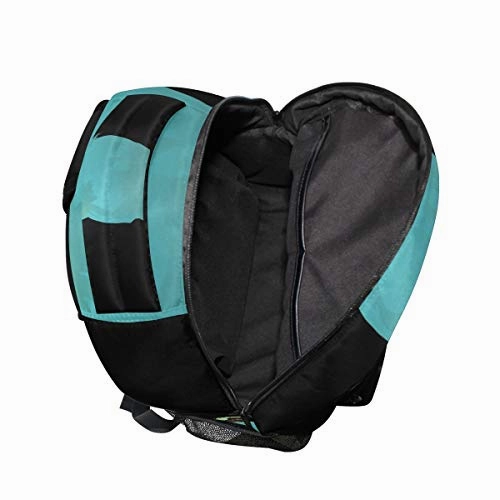 Stylish Blue Cartoon Bird Backpack- Lightweight School College Travel Bags, ChunBB 16" x 11.5" x 8"