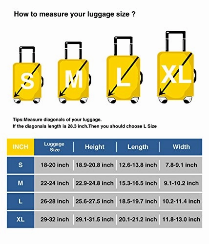 Suitcase Cover Africa Lion Giraffe Snake Luggage Cover Travel Case Bag Protector for Kid Girls