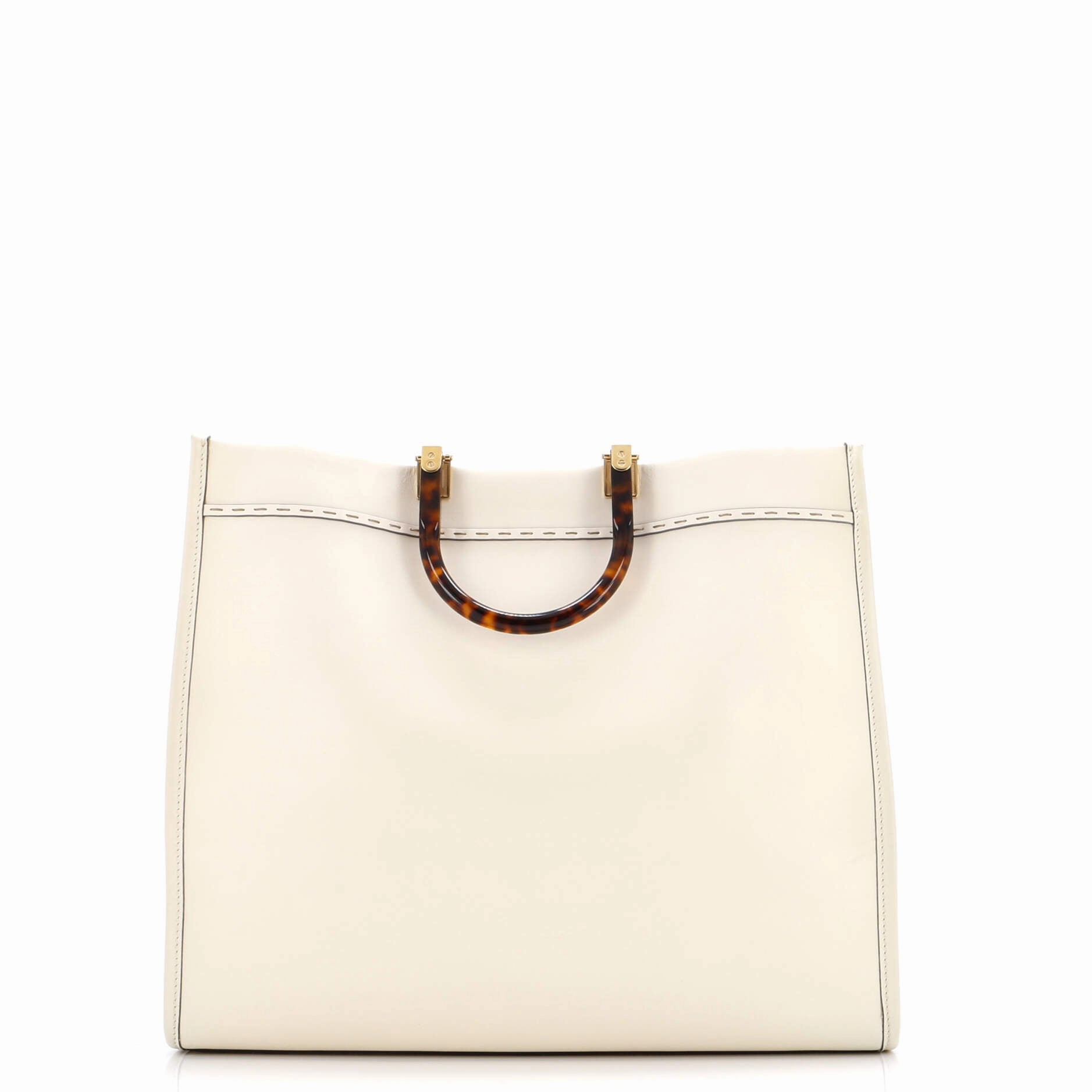Sunshine Shopper Tote Leather Large