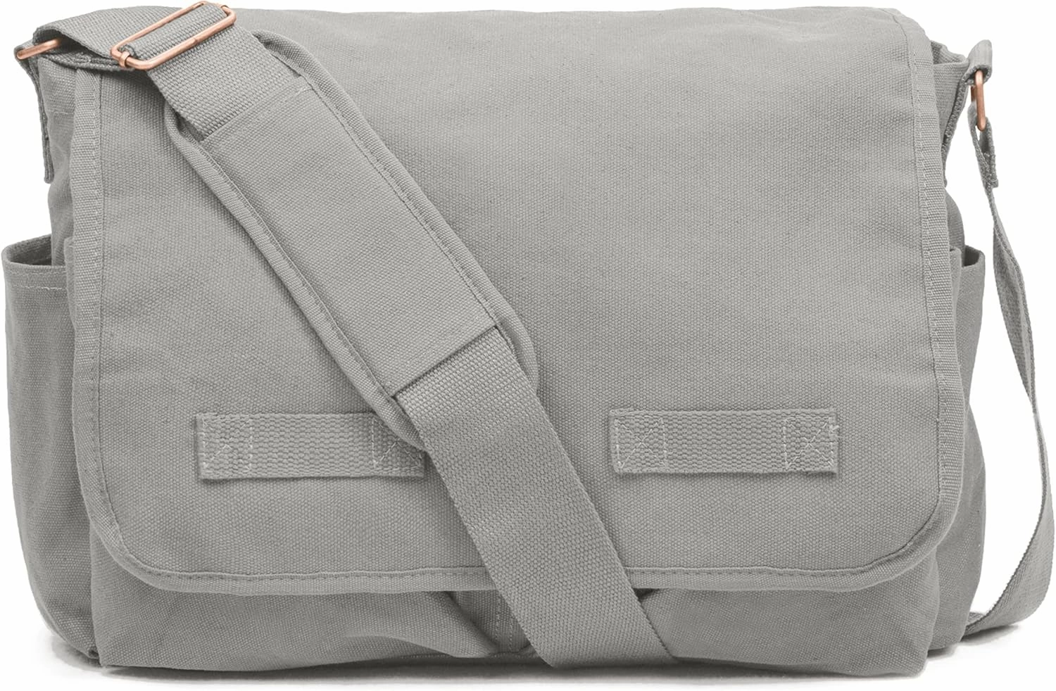 Sweetbriar Classic Vintage Messenger Bag - Original Heavyweight Cotton Canvas Shoulder Bag with Upgraded Features