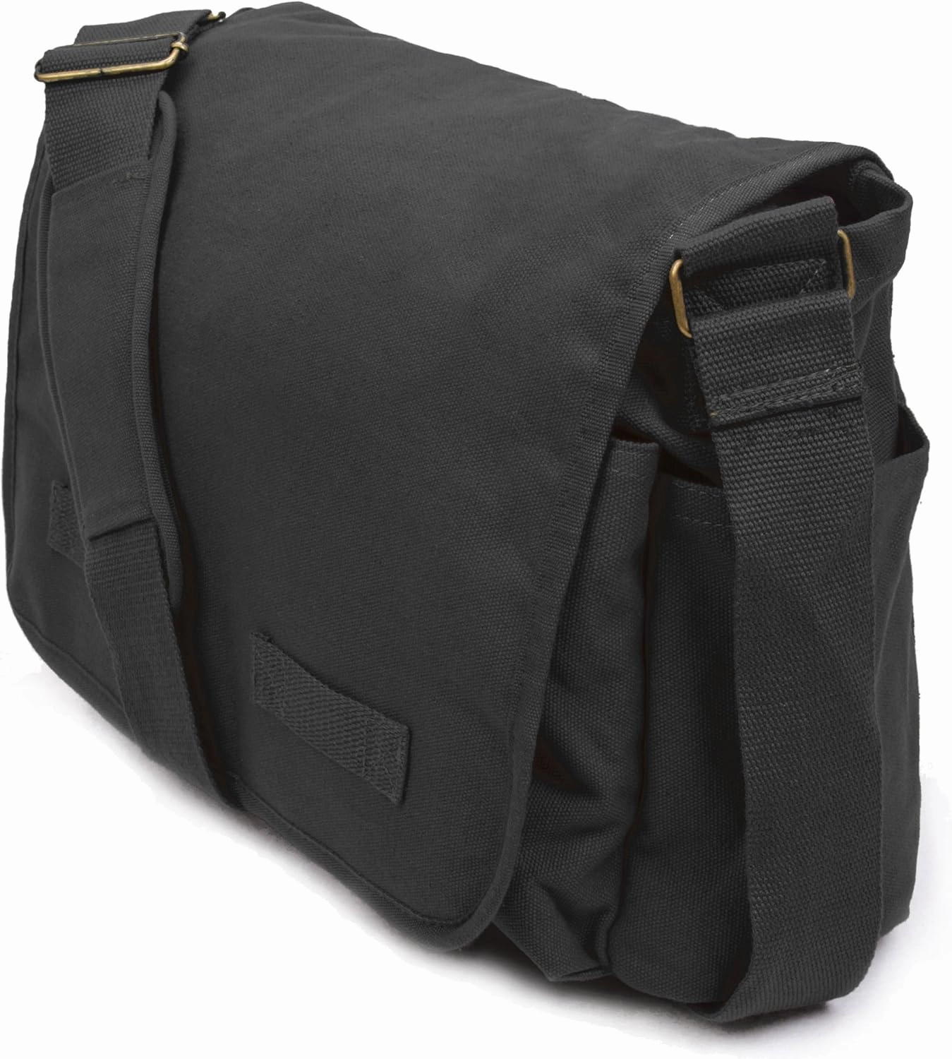 Sweetbriar Classic Vintage Messenger Bag - Original Heavyweight Cotton Canvas Shoulder Bag with Upgraded Features