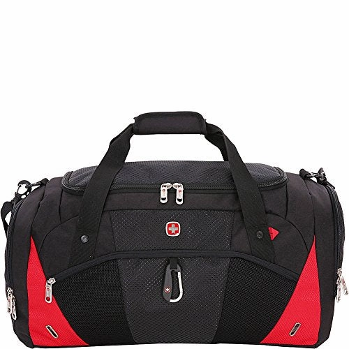 Swissgear Travel Gear 1900 Duffel - Ebags Exclusive (Black/Red)