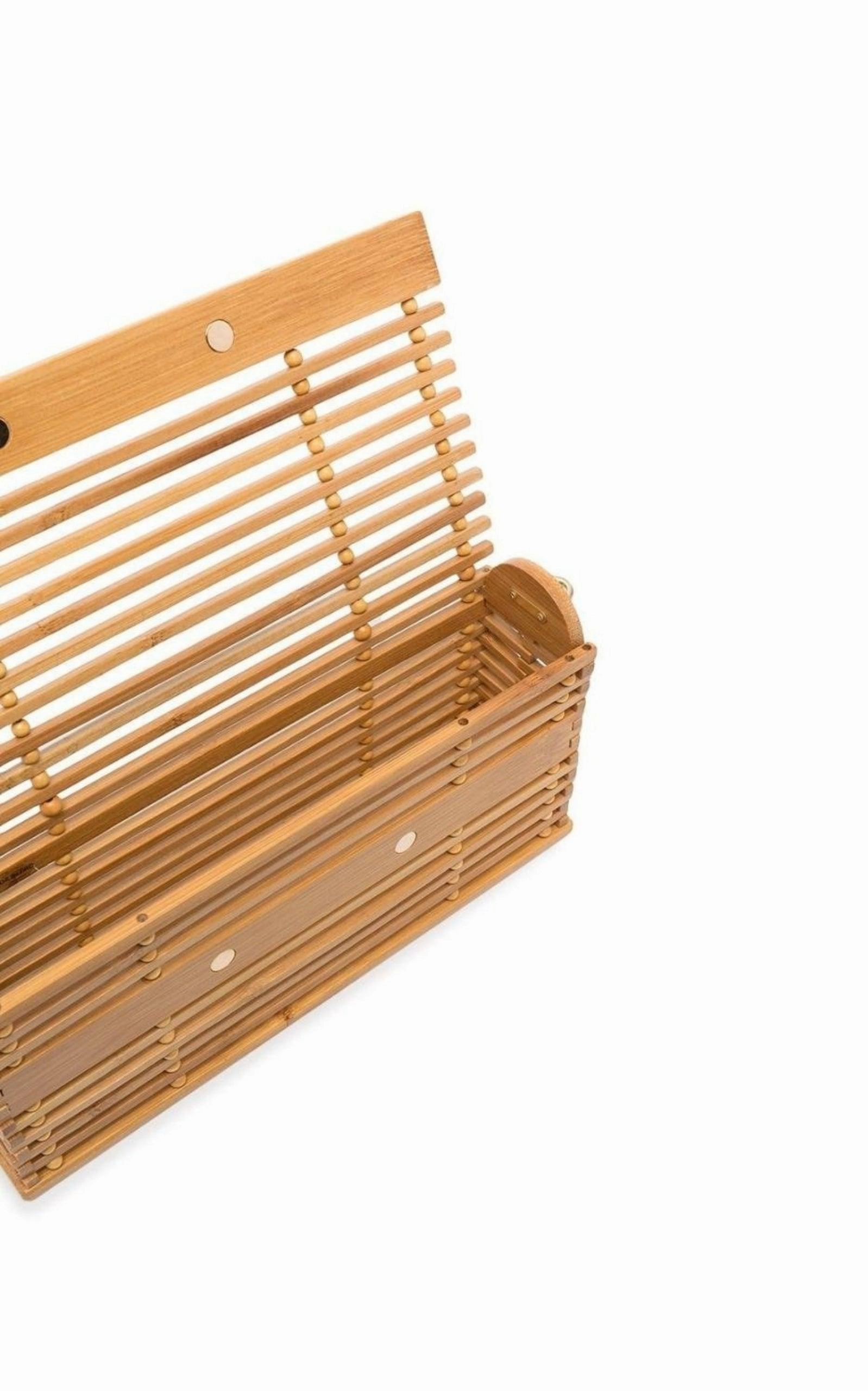 Sylva Caged Bamboo Shoulder Bag