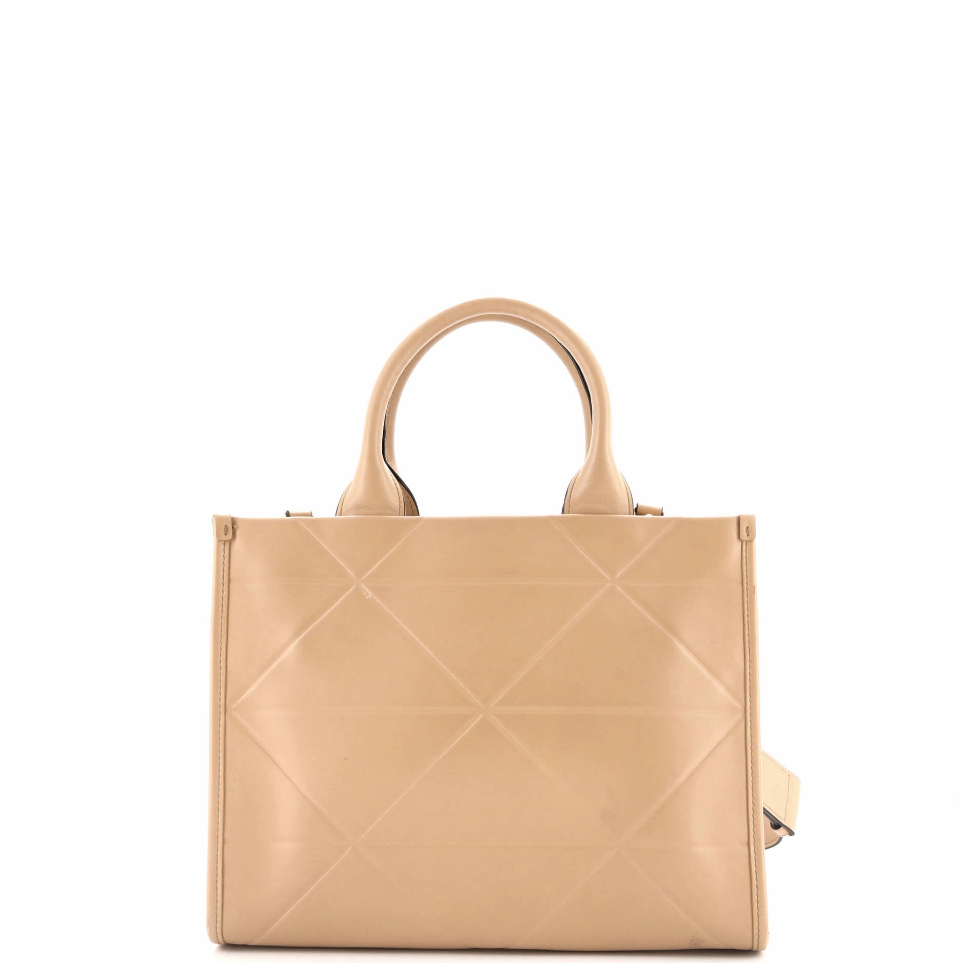 Symbole Shopper Tote Embossed Leather Small